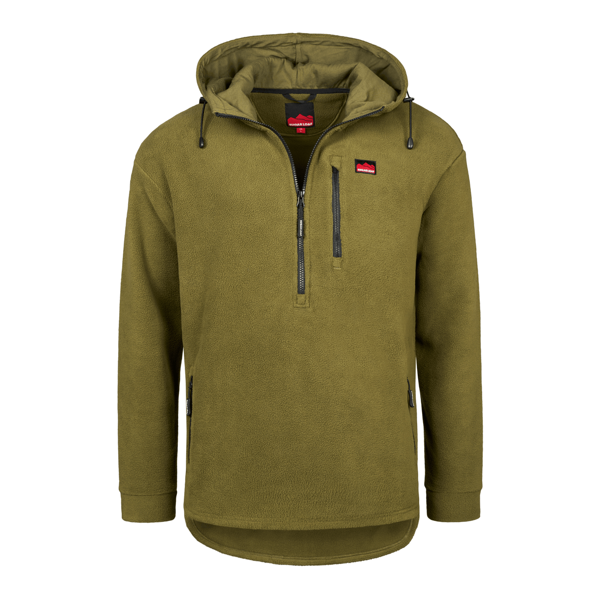 Sugar Loaf Shepherd Polar Fleece Hoodie - Khaki