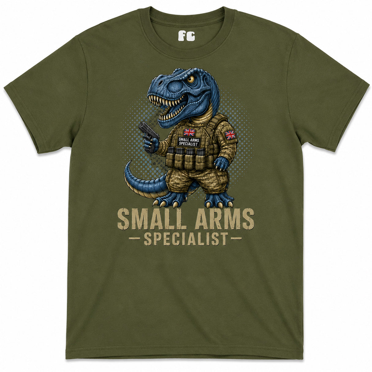Small Arms Specialist T-Rex Printed T-Shirt