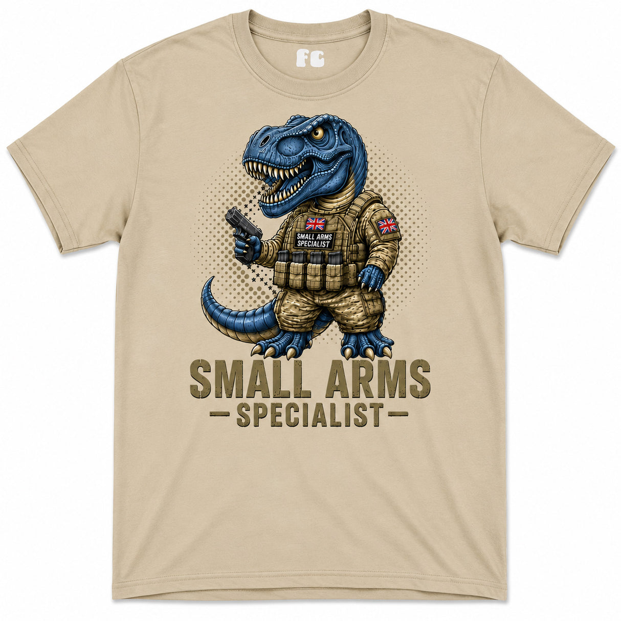 Small Arms Specialist T-Rex Printed T-Shirt