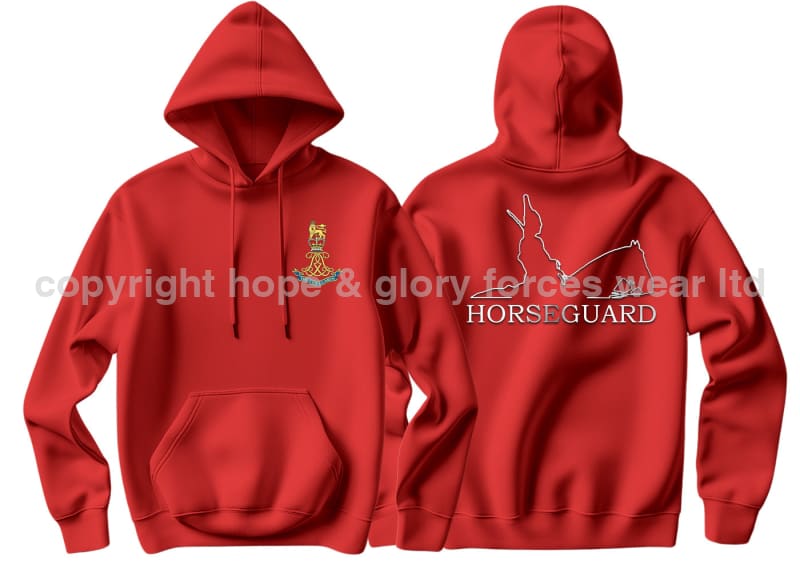 The Life Guards HCR Horse Guard Double Side Printed Hoodie