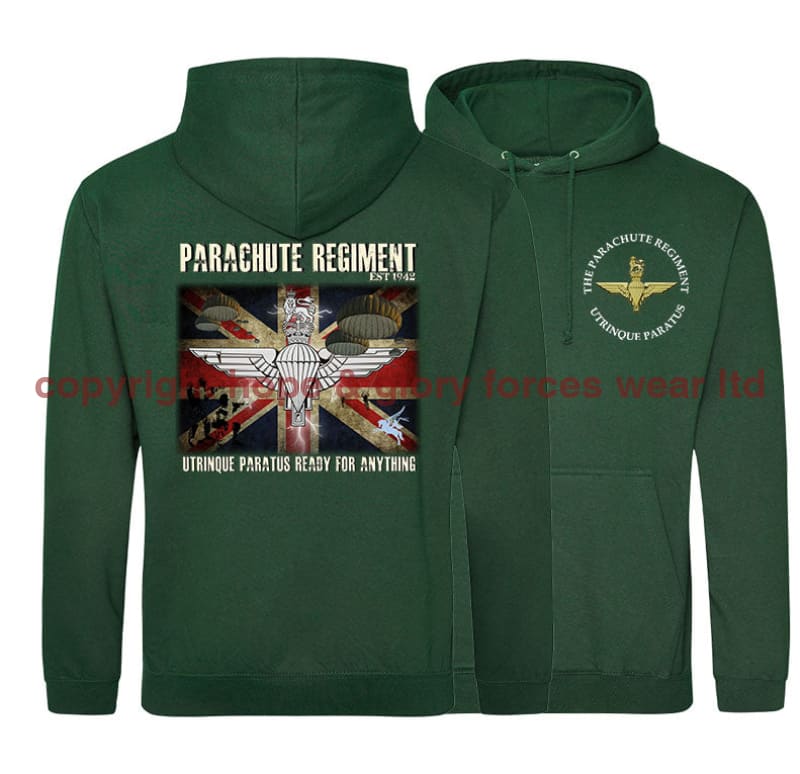 The Paras 'Ready For Anything' Double Side Printed Hoodie