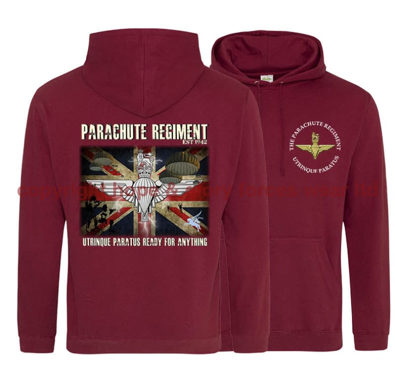 The Paras 'Ready For Anything' Double Side Printed Hoodie