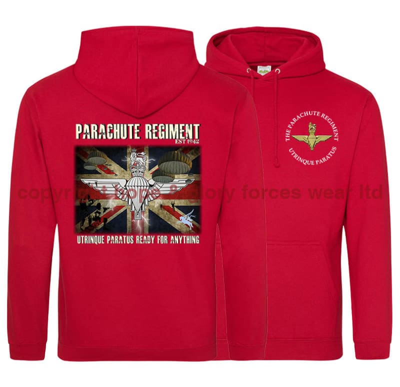 The Paras 'Ready For Anything' Double Side Printed Hoodie