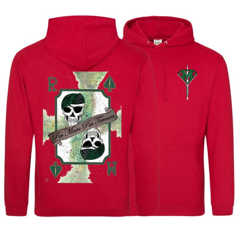 The Royal Marines 0.01% Double Side Printed Hoodie
