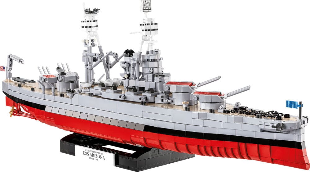 USS Arizona (BB-39) brick model battleship - COBI 4843 - 2046 bricks