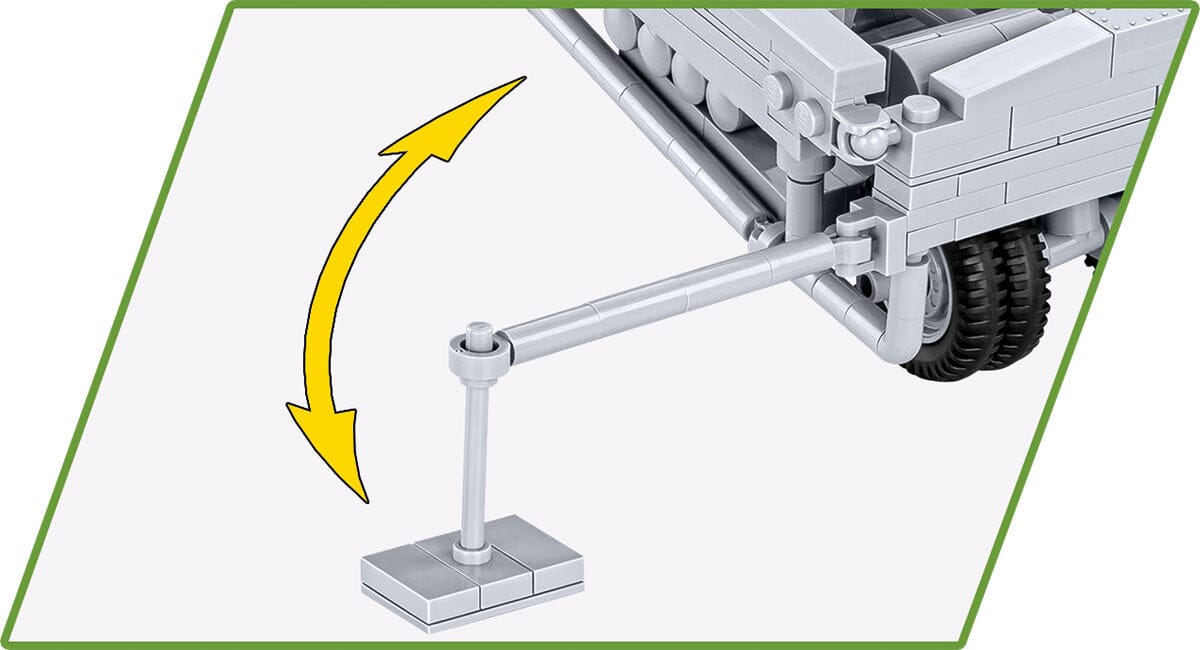 V2 rocket on Meiller vehicle brick model - COBI 3120 - 1210 bricks EXECUTIVE EDITION