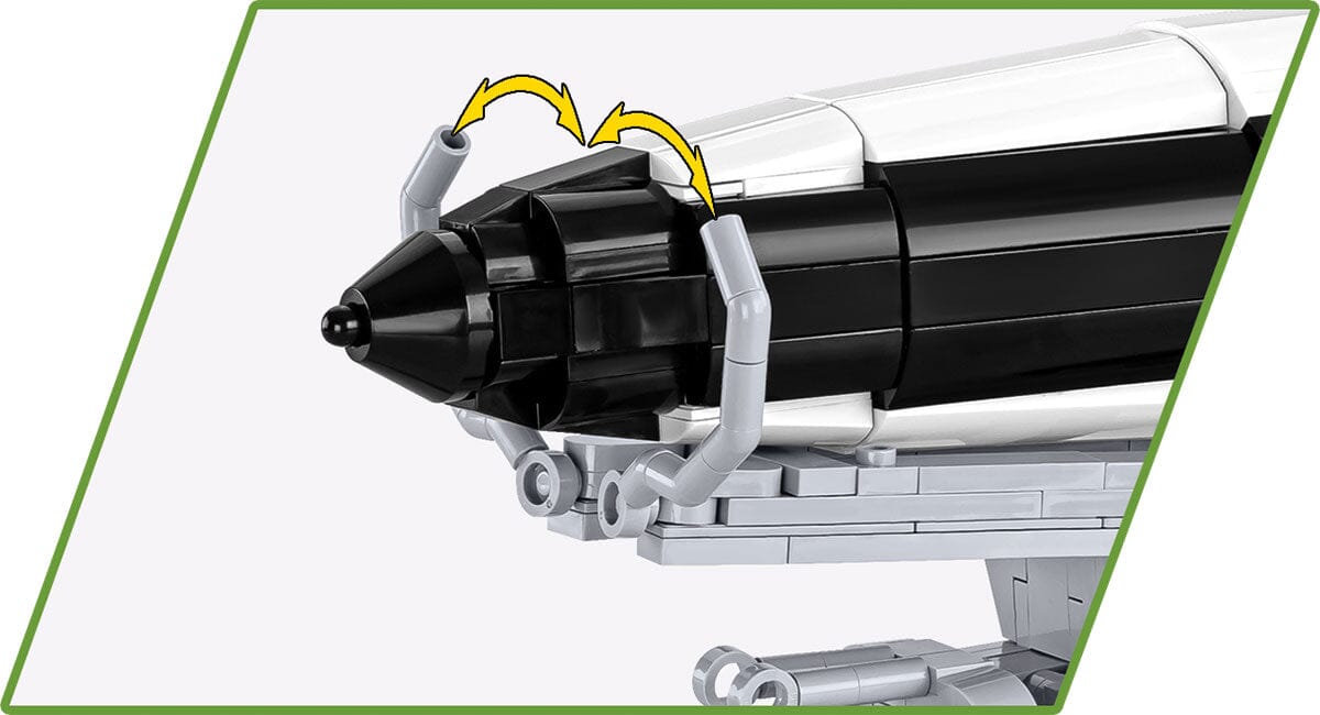 V2 rocket on Meiller vehicle brick model - COBI 3120 - 1210 bricks EXECUTIVE EDITION