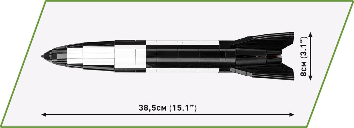 V2 rocket Vergeltungswaffe 2 brick model