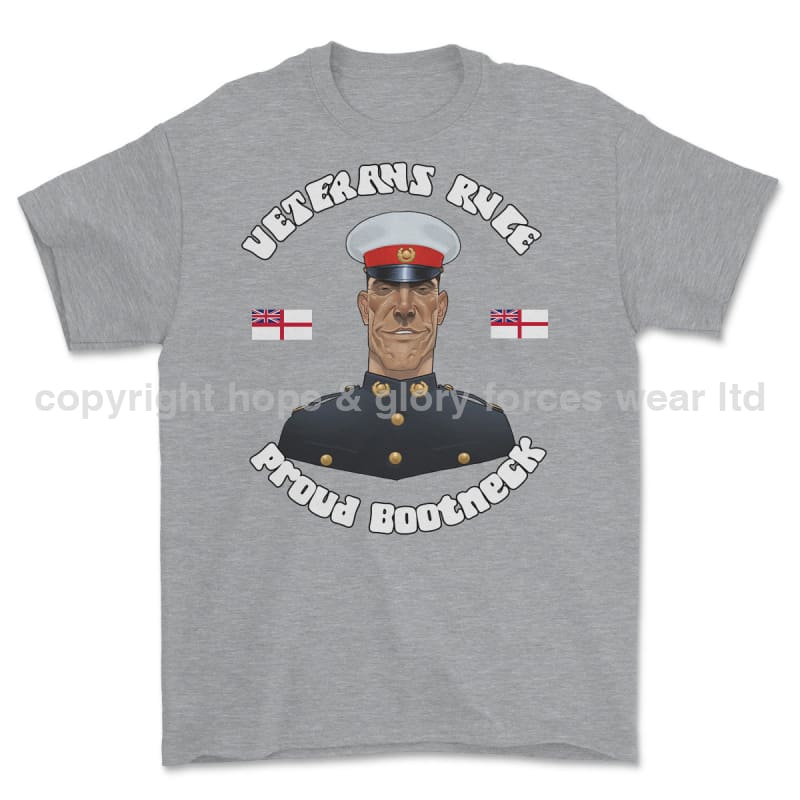 Veterans Rule ’Proud Bootneck’ Printed T-Shirt