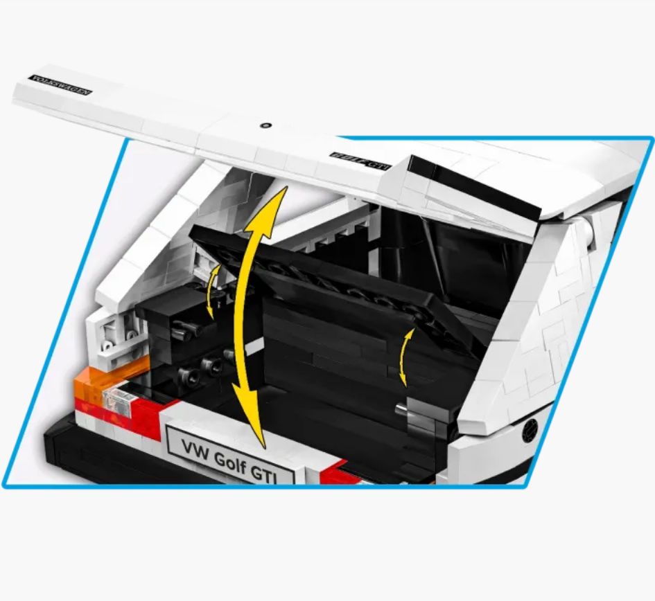 Volkswagen Golf GTI car brick model