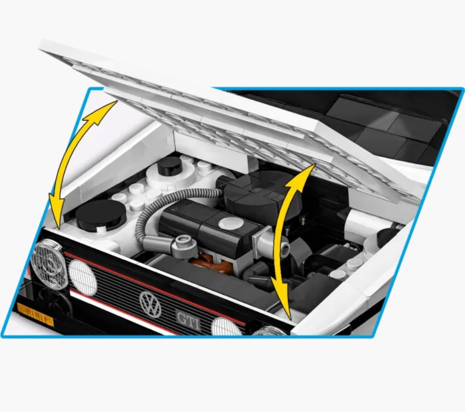 Volkswagen Golf GTI car brick model