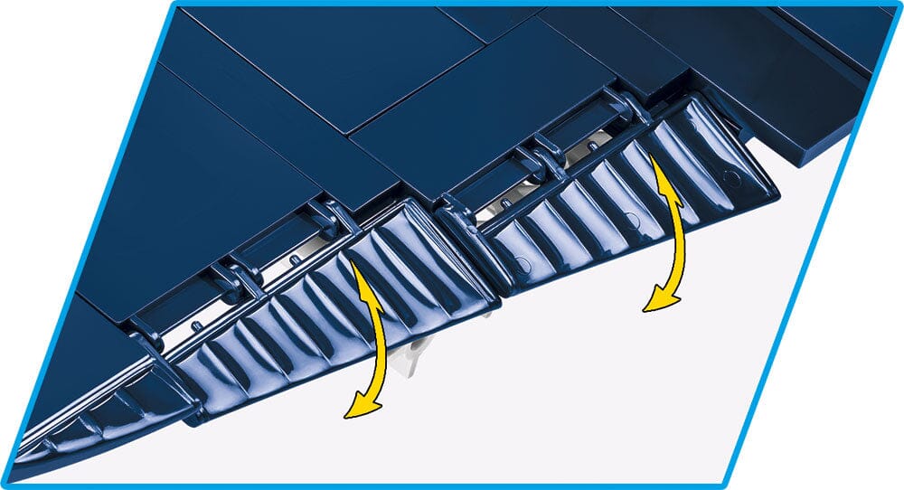 Vought F4U-4 Corsair brick plane model - COBI 2417 - 520 bricks