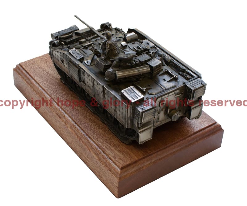Military Statue - Warrior FV510 Infantry Fighting Vehicle Cold Cast Bronze Statue