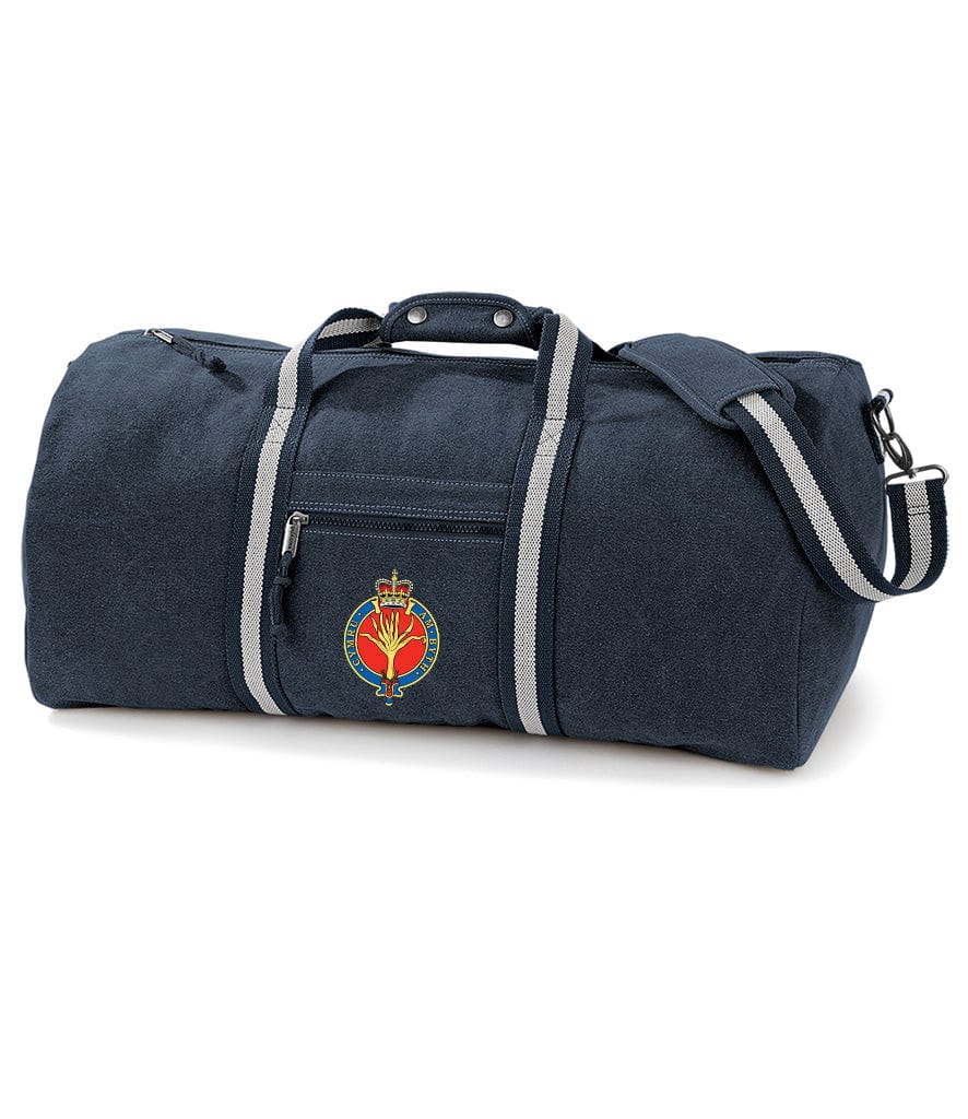 Welsh Guards Vintage Canvas Holdall