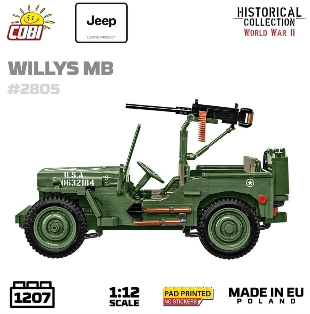 Willys MB brick model Jeep
