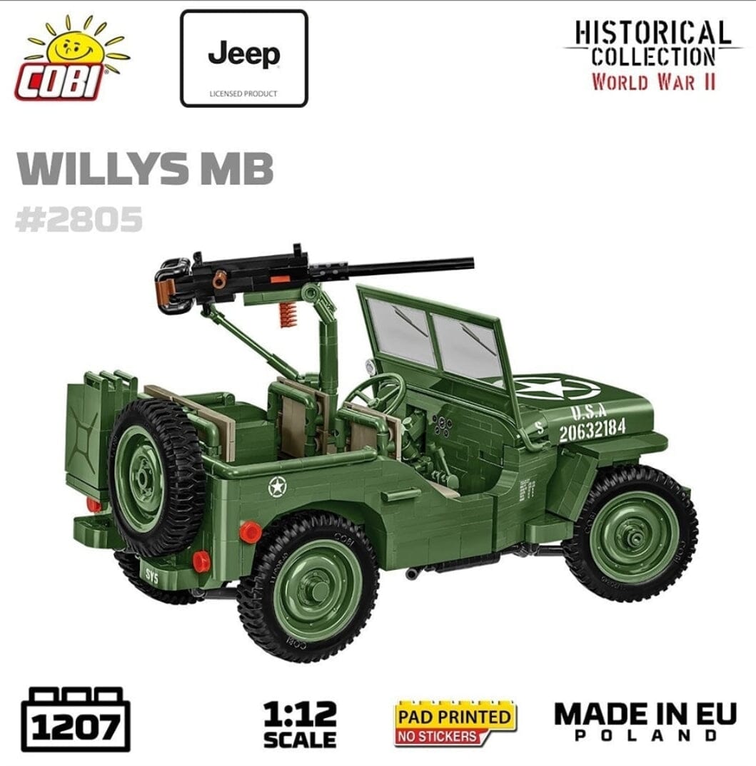 Willys MB brick model Jeep