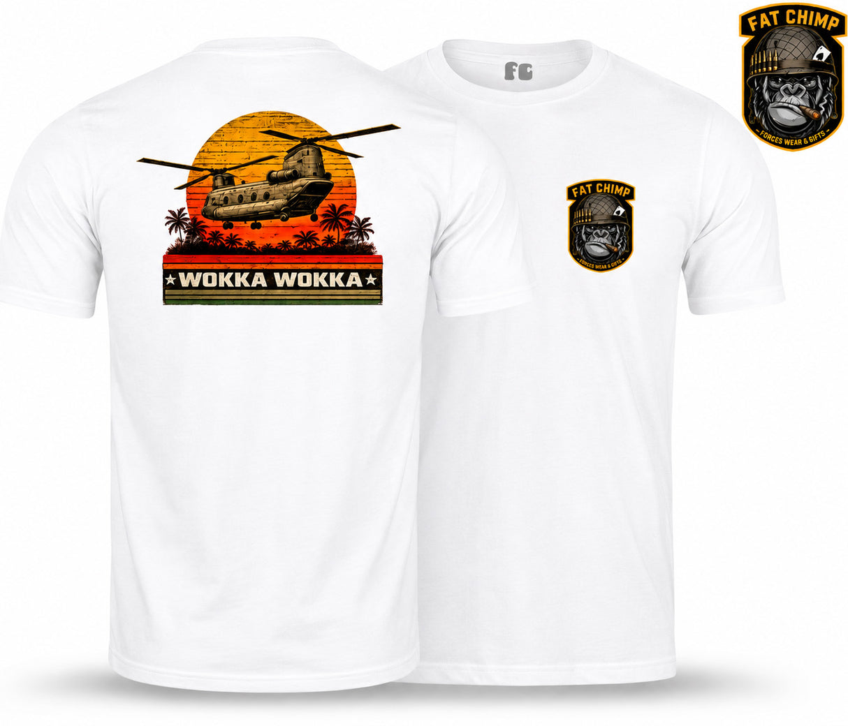 WOKKA WOKKA Double Print T-Shirt