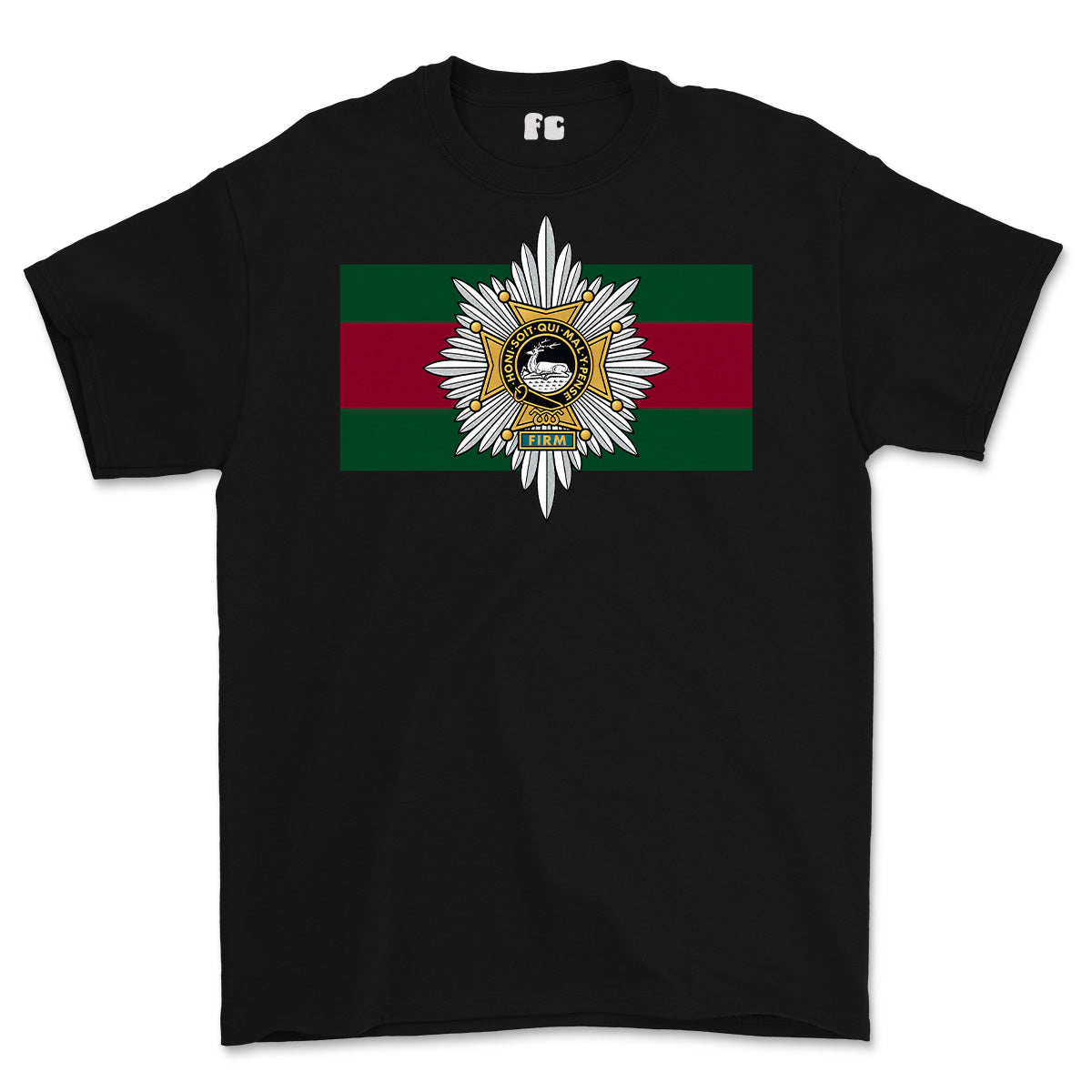 Worcestershire And Sherwood Foresters Printed T-Shirt