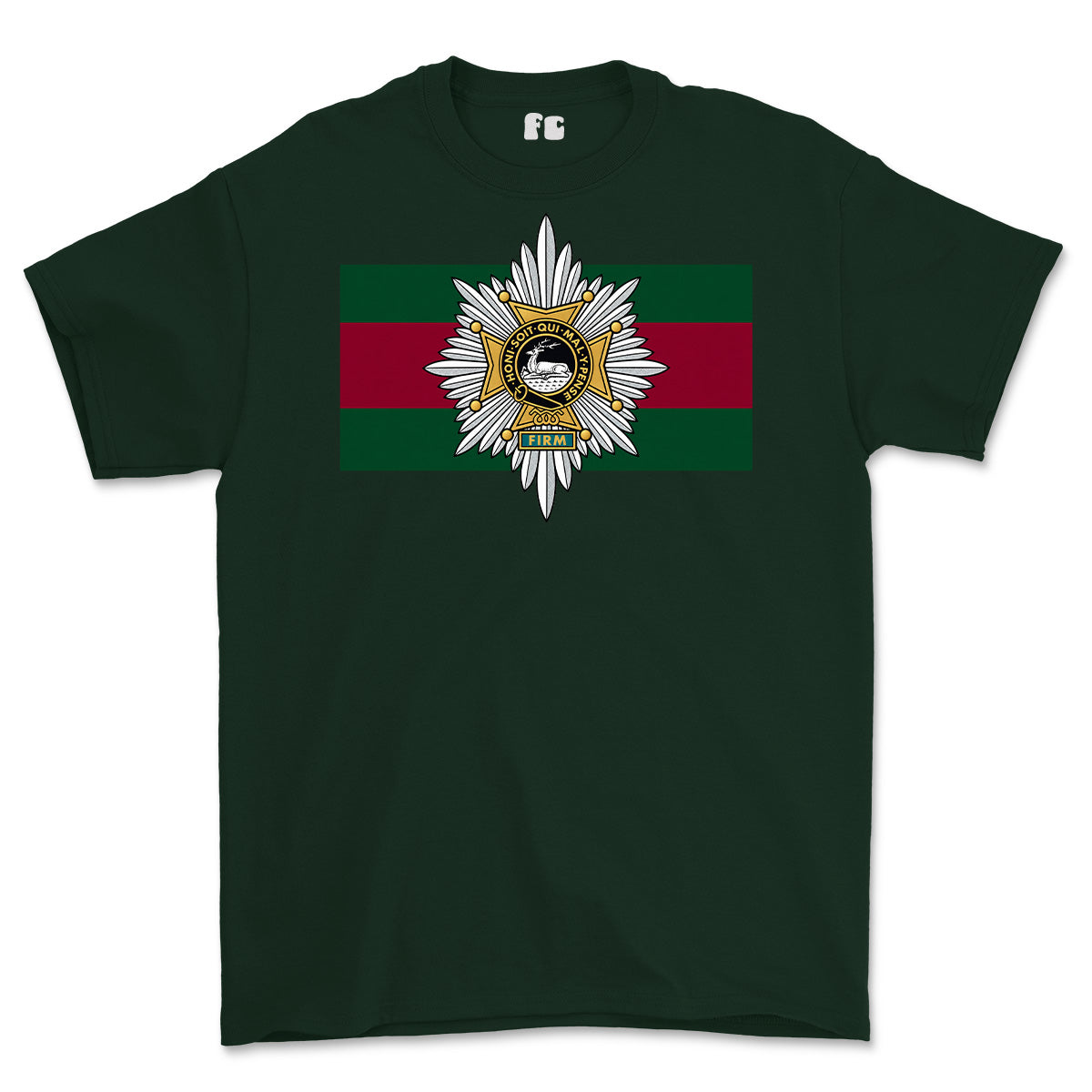 Worcestershire And Sherwood Foresters Printed T-Shirt