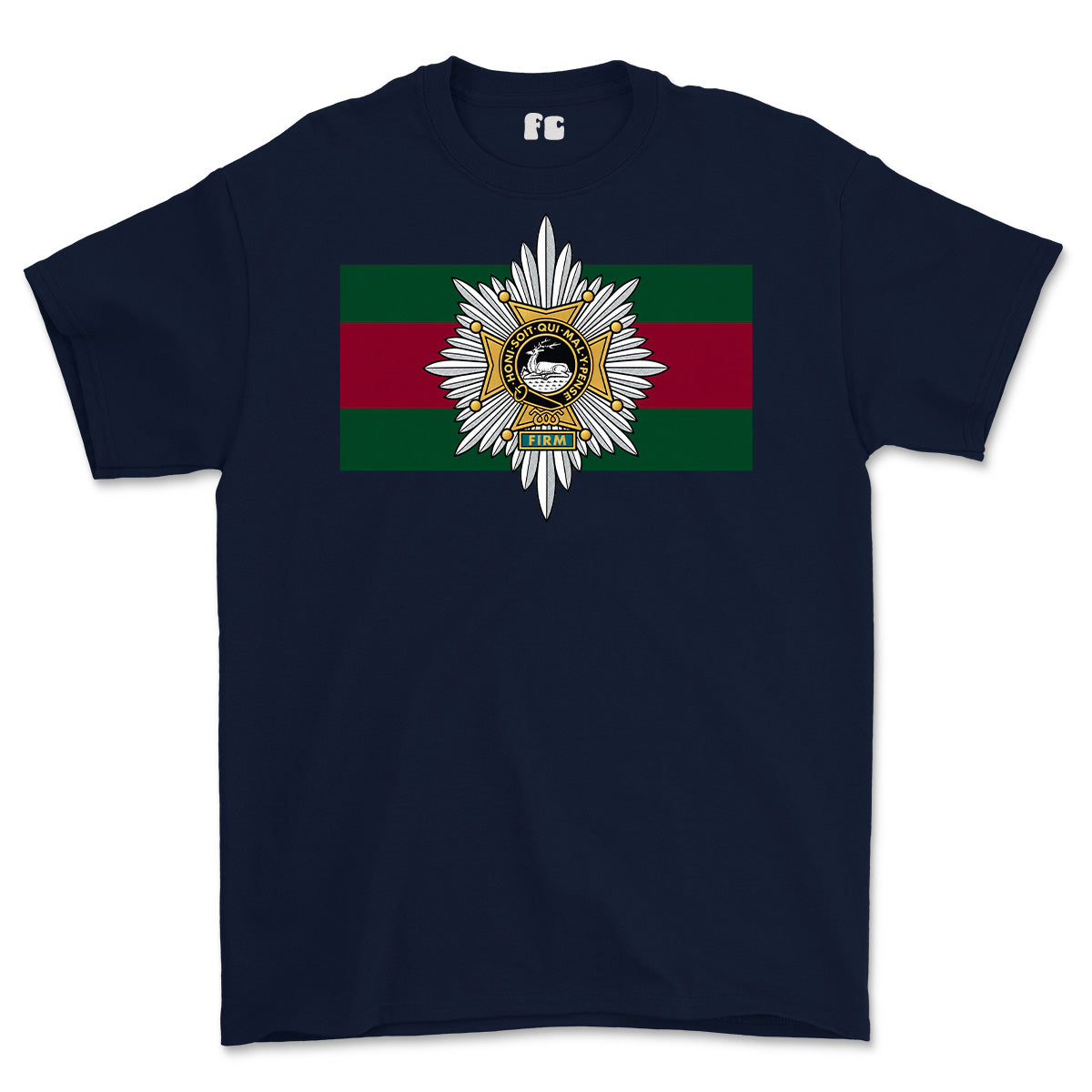 Worcestershire And Sherwood Foresters Printed T-Shirt