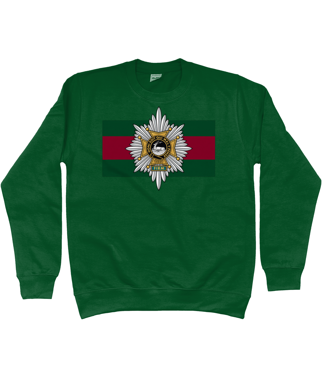 Worcestershire And Sherwood Foresters Front Printed Sweater