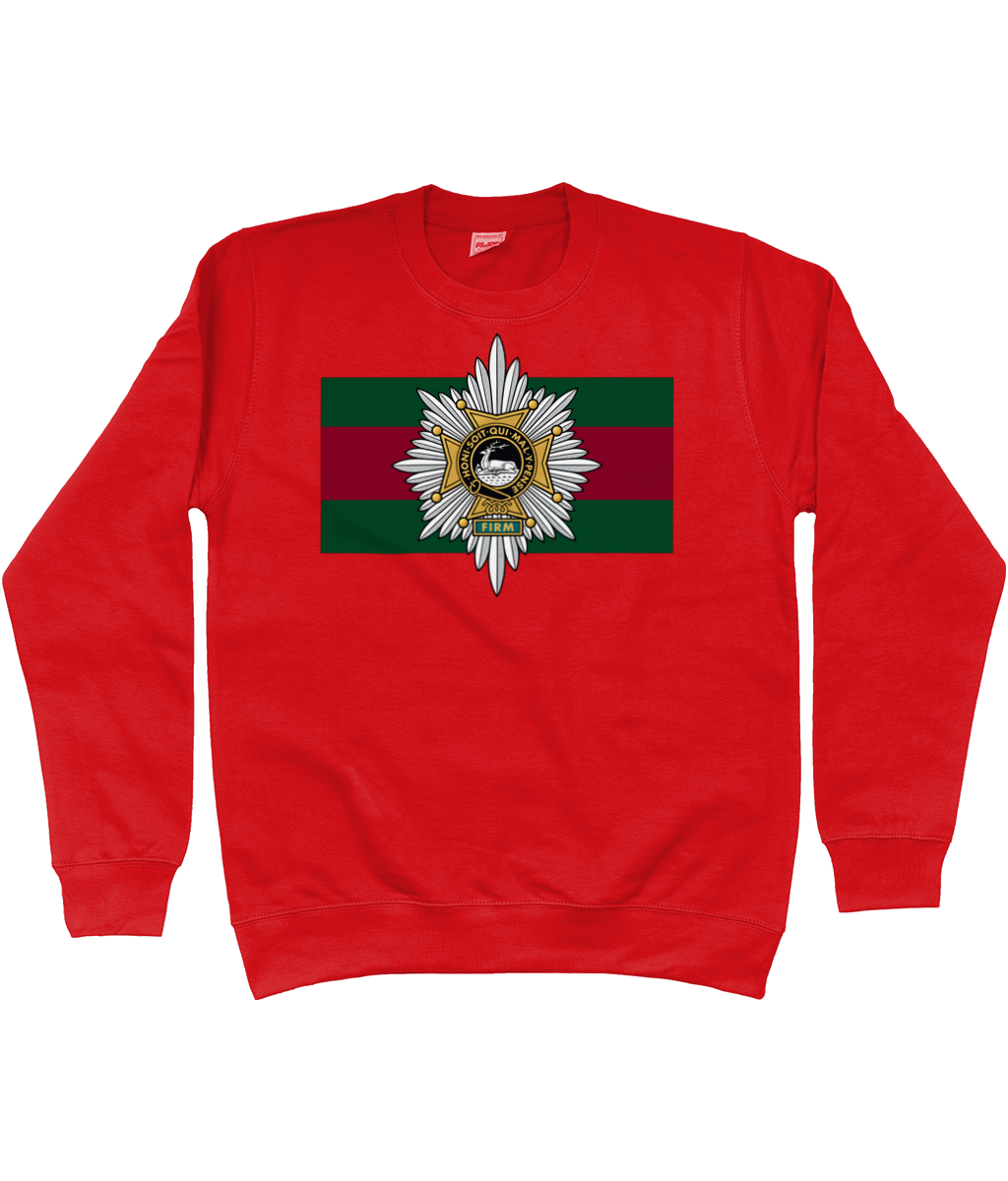 Worcestershire And Sherwood Foresters Front Printed Sweater