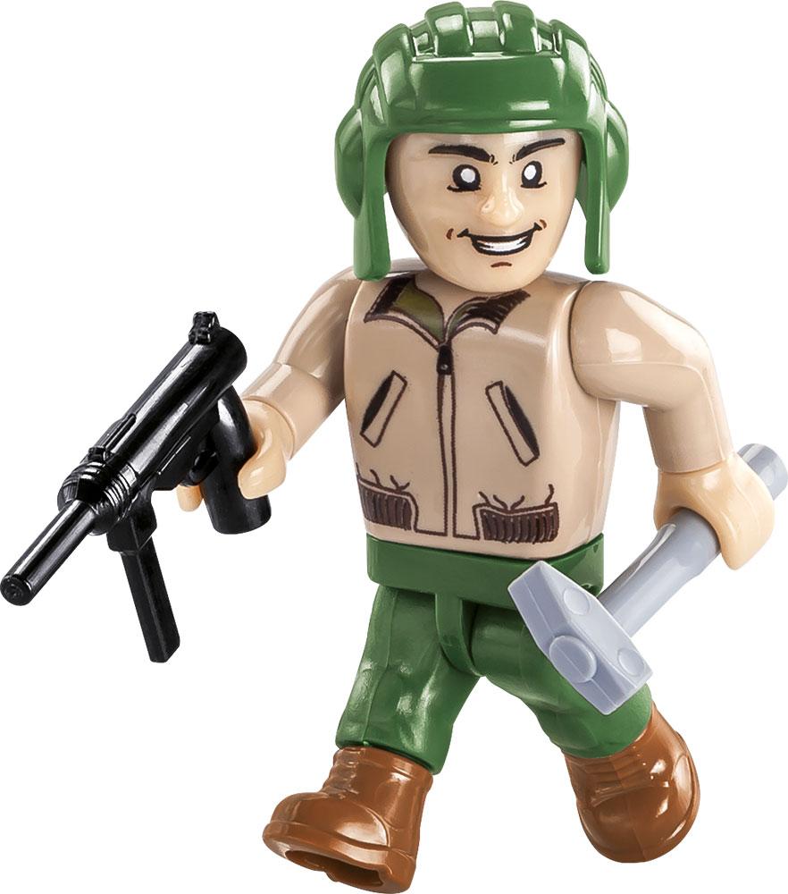 WWII Sherman M4A3E2 'Jumbo' - COBI 2550 - 720 bricks