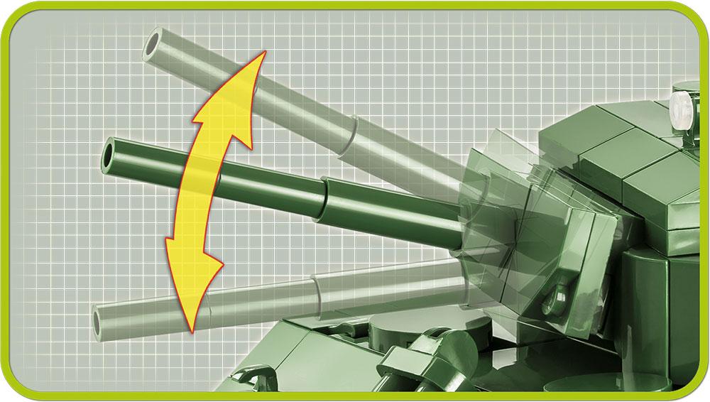 WWII Sherman M4A3E2 'Jumbo' - COBI 2550 - 720 bricks