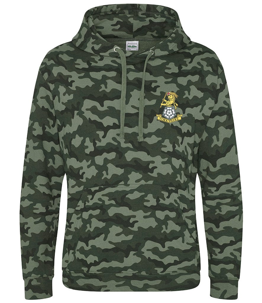 Yorkshire Regiment Full Camo Hoodie