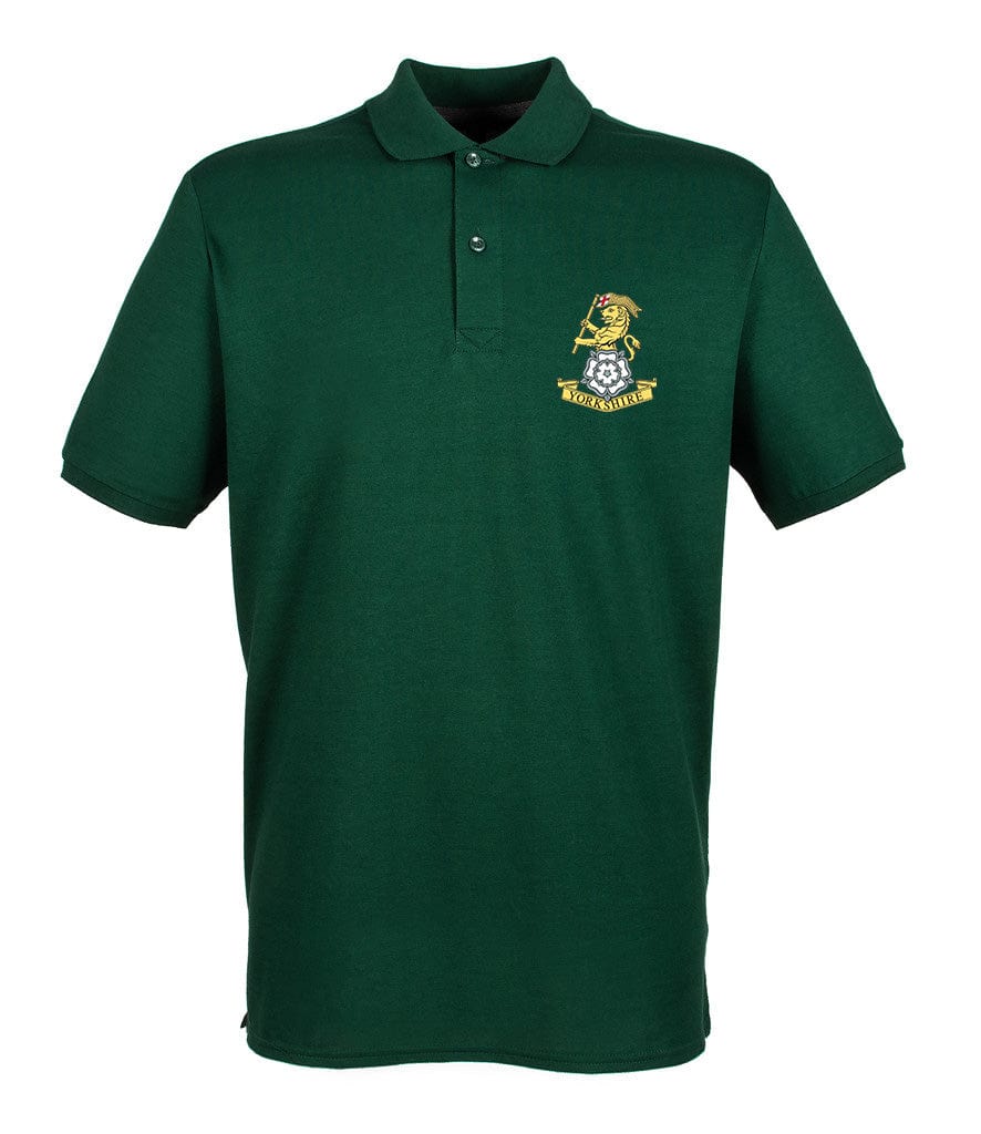 Yorkshire Regiment Embroidered Pique Polo Shirt