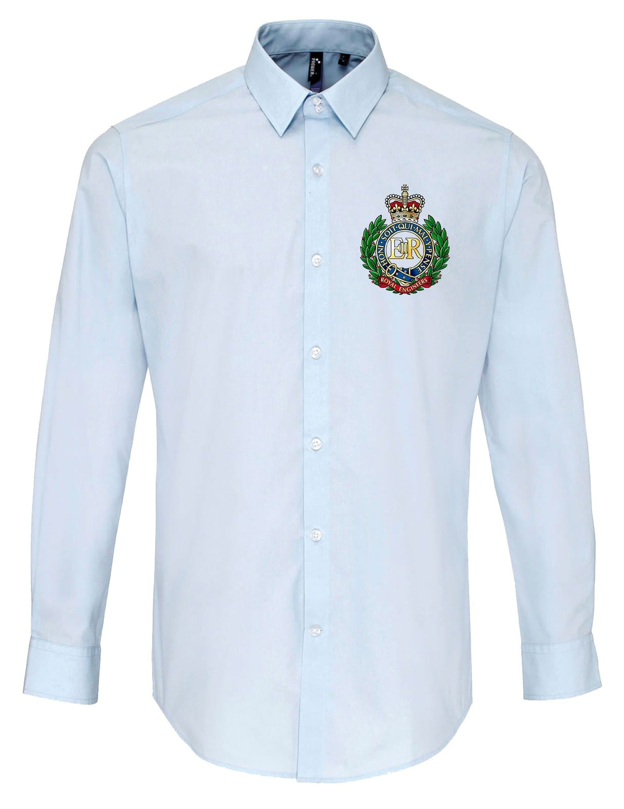 Oxford Dress Shirt - ARMED FORCES ARMY NAVY RAF Embroidered Long Sleeve Oxford Shirt