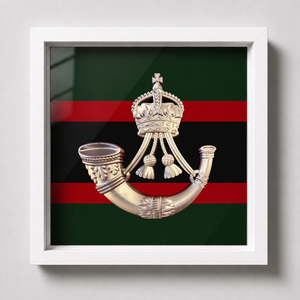 The Rifles Cap Badge Display Frame – King's Crown