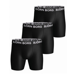Björn Borg 3  Pack Mens Sports Performance Boxer Shorts (Designer)