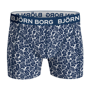 Björn Borg 3 Pack Mens Soft Breathable Cotton Boxers Shorts (Designer)