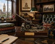 105 Light Gun Cold Cast Bronze Statue