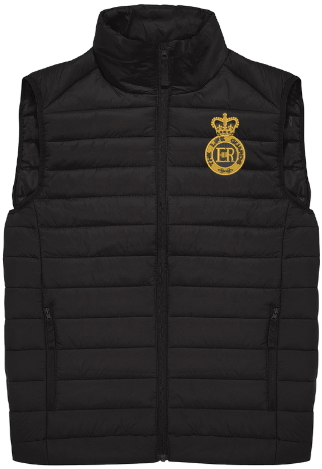 Life Guards Cap Badge ER Padded Gilet