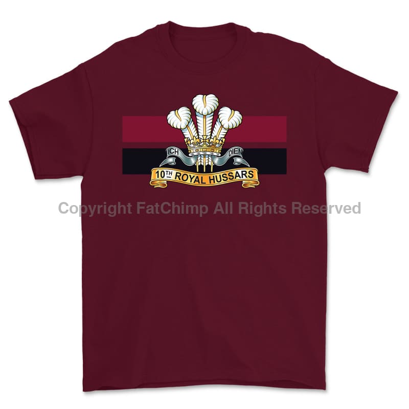 10th Royal Hussars Printed T-Shirt