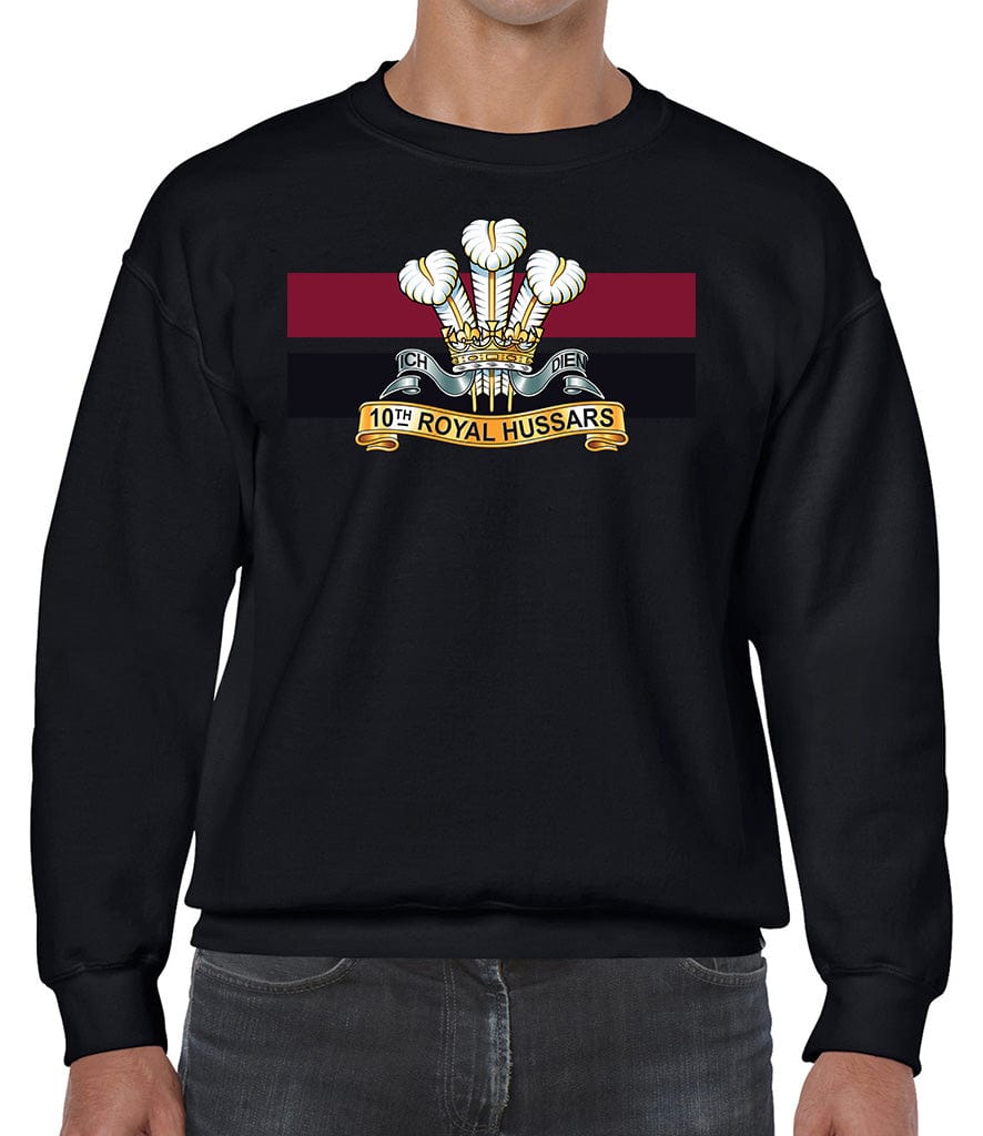 10th Royal Hussars Front Printed Sweater