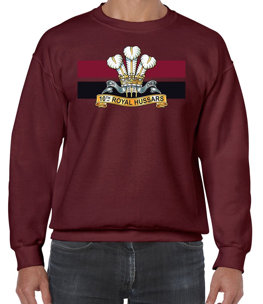 10th Royal Hussars Front Printed Sweater