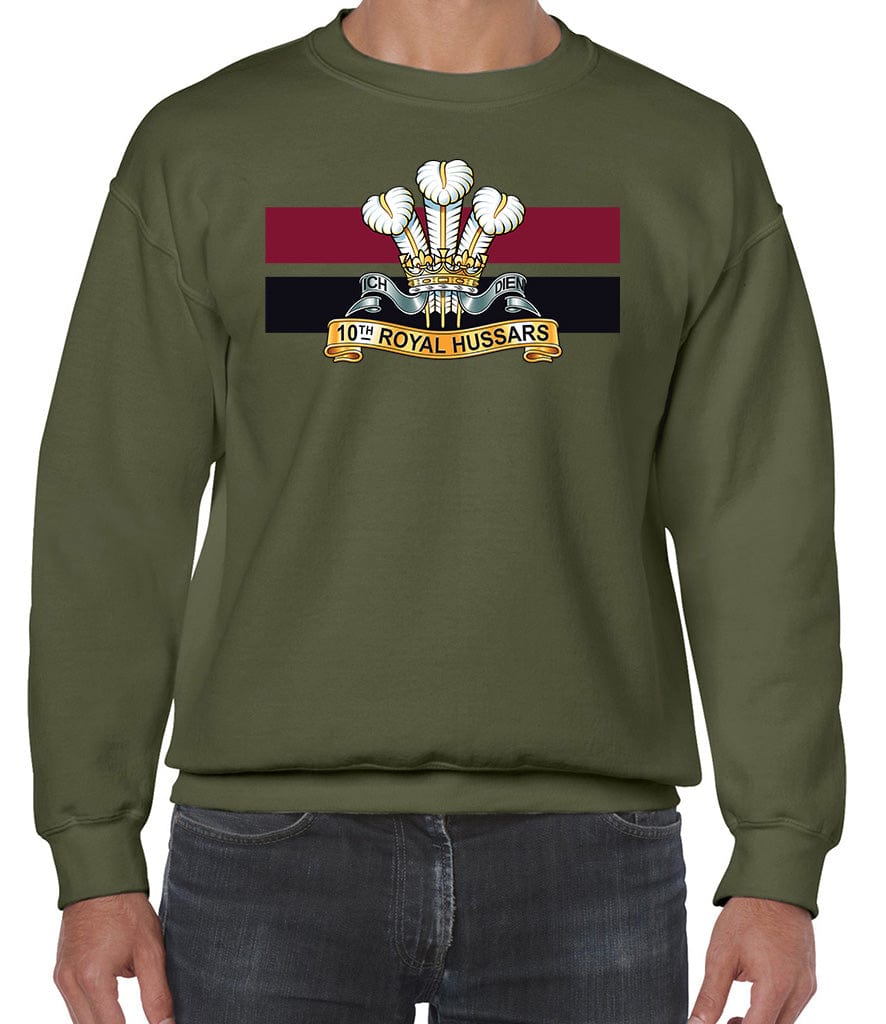 10th Royal Hussars Front Printed Sweater