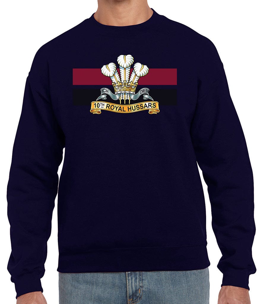 10th Royal Hussars Front Printed Sweater
