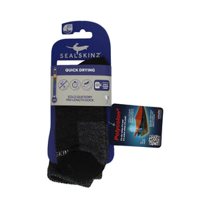 Sealskinz Unisex Quick Dry Socks Mid Length
