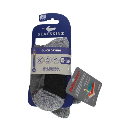Sealskinz Unisex Quick Dry Socks Mid Length
