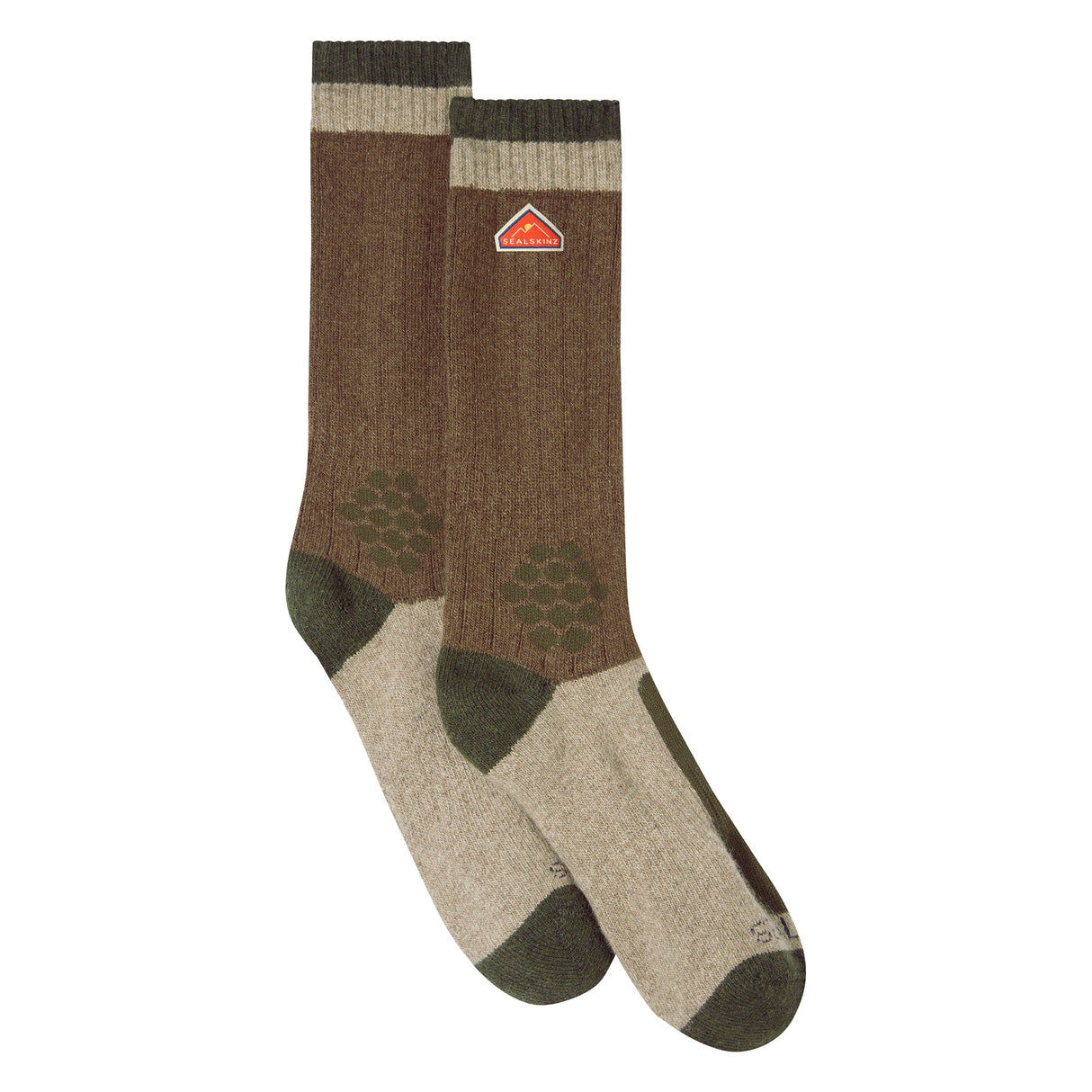 Sealskinz Recycled Wool Mid Colour Block Hiking Socks for Men and Women