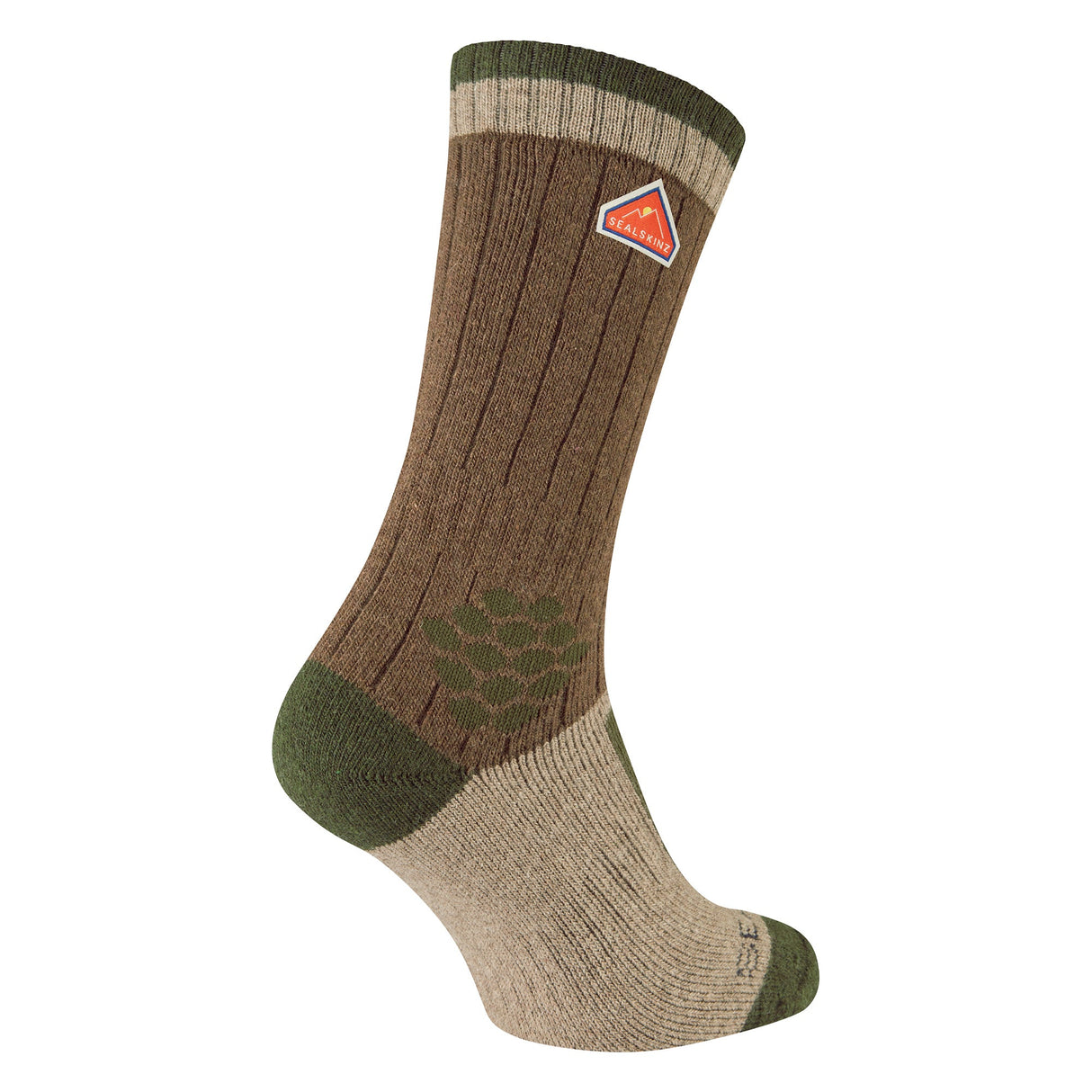 Sealskinz Recycled Wool Mid Colour Block Hiking Socks for Men and Women