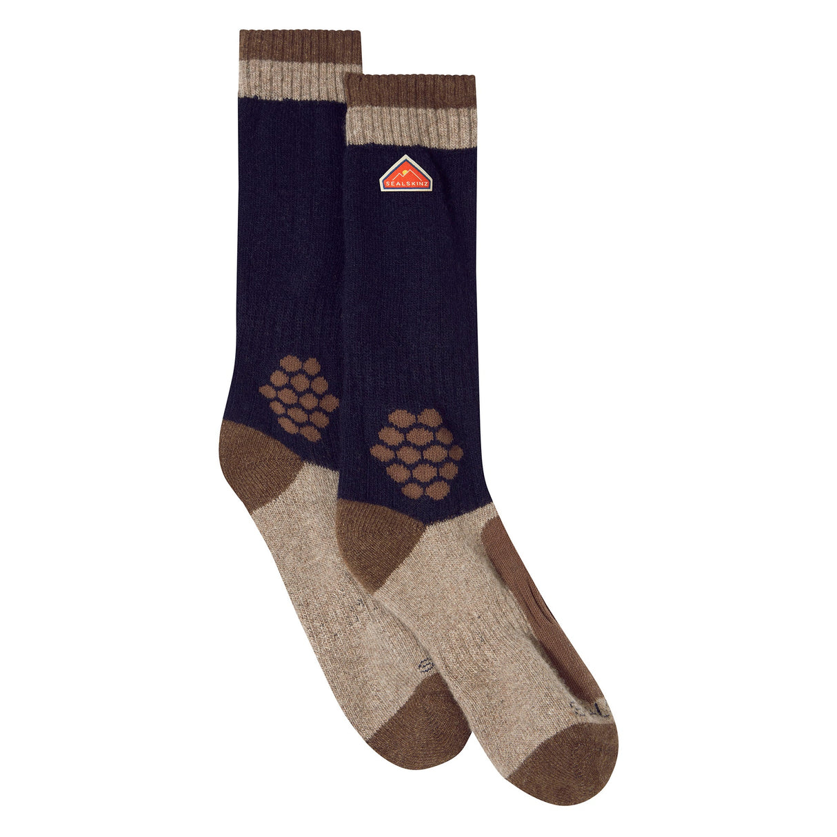 Sealskinz Recycled Wool Mid Colour Block Hiking Socks for Men and Women