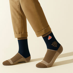 Sealskinz Recycled Wool Mid Colour Block Hiking Socks for Men and Women