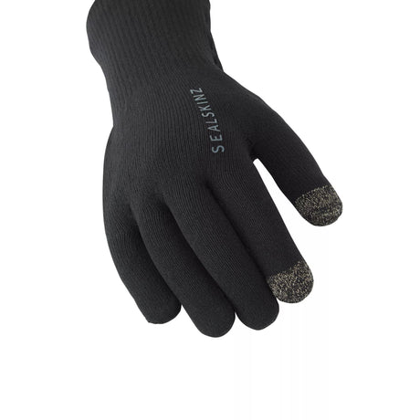 Mens Waterproof All Weather Ultra Grip Knitted Gloves