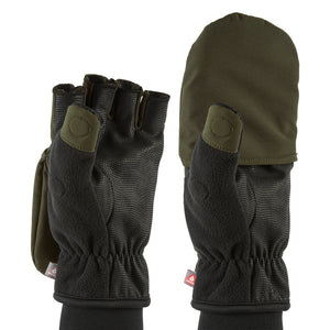 Windproof Cold Weather Convertible Mittens for Men and Women