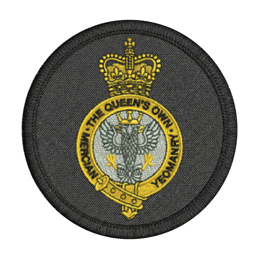Queen's Own Mercian Yeomanry Patch – Embroidered Regimental Badge